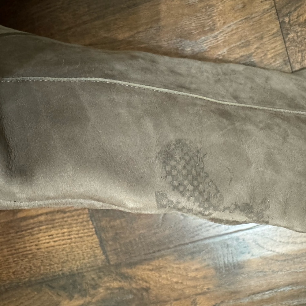 Stuart Weitzman Taupe Over the Knee Boots - Picture 9 of 10